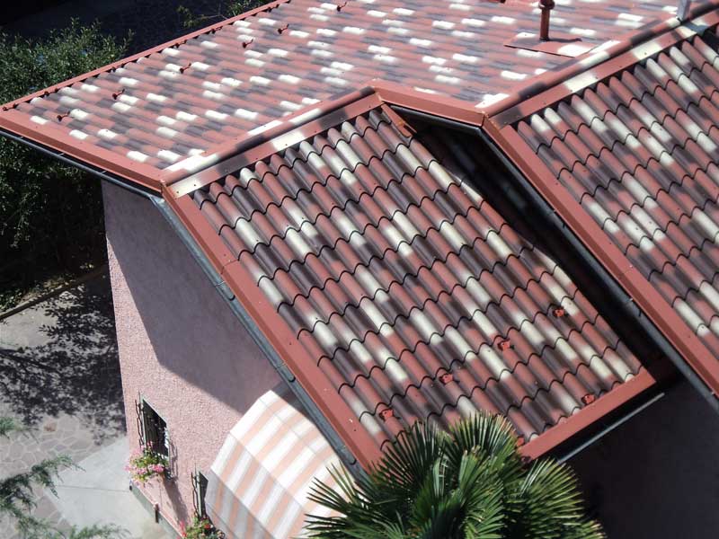 civil roofing sandwich panels IsoCoppo Piano