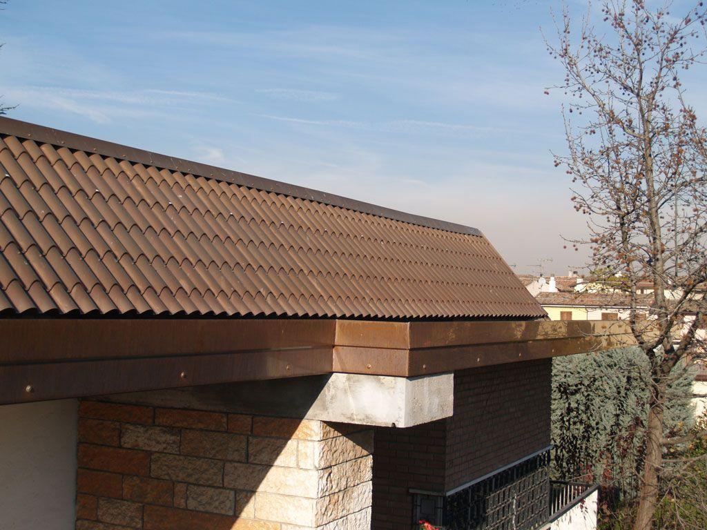 copper roof private home